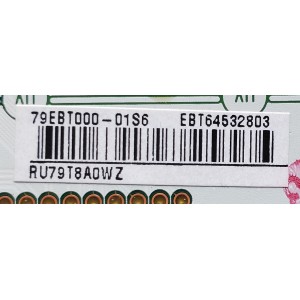 MAIN PARA SMART TV LG / NUMERO DE PARTE EBT64532803 / EAX67268002 / 64080201 / 84297601 / MODELO OLED55E7P-U.AUSYLJR